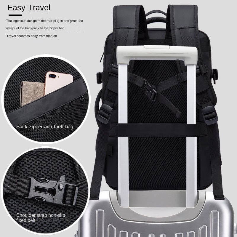 Factory hot sell bag 15.6inch usb waterproof notebook mens polyester laptop bag travel custom school laptop backpacks