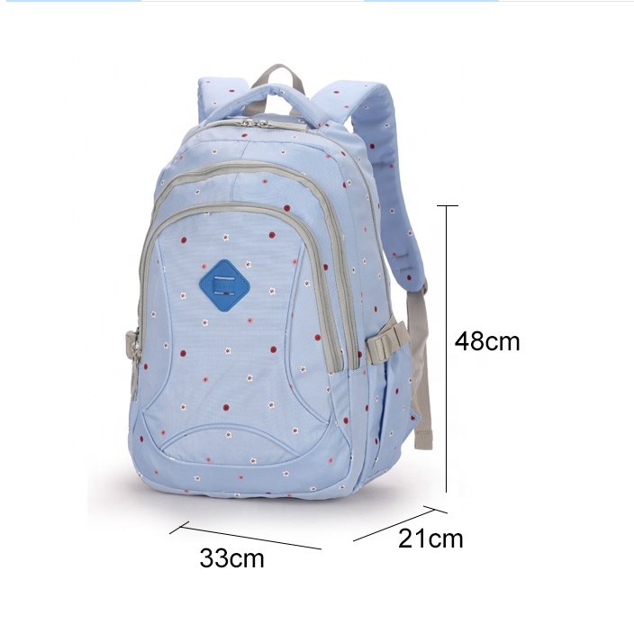 Aoking 35L Wear-resistant Travel Daypack Waterproof Laptop Backpack Student School Bags for High School Girls Polyester Fashion