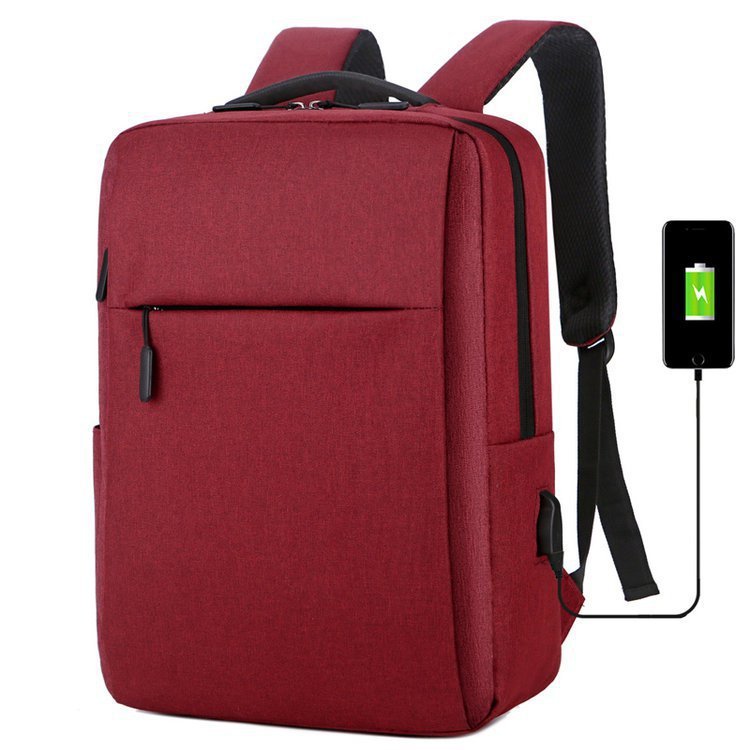 New Leisure Laptop Backpack Large Capacity Men's Business USB Travel Shoulder Bag