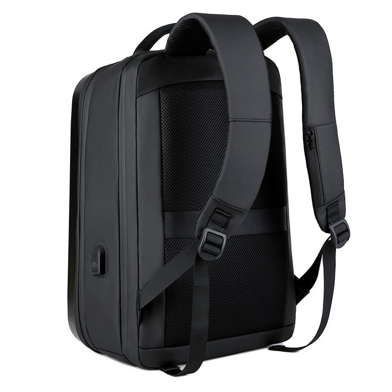 Fashion Casual ABS hard shell mens 17 inch daily life travel backpacks business laptop bag hardshell computer backpack