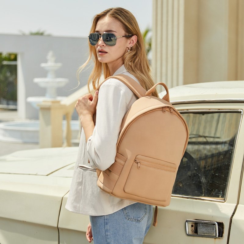 Custom Waterproof Gym Sport Backpack travel bag Large capacity design New fashion Neoprene Backpack for women