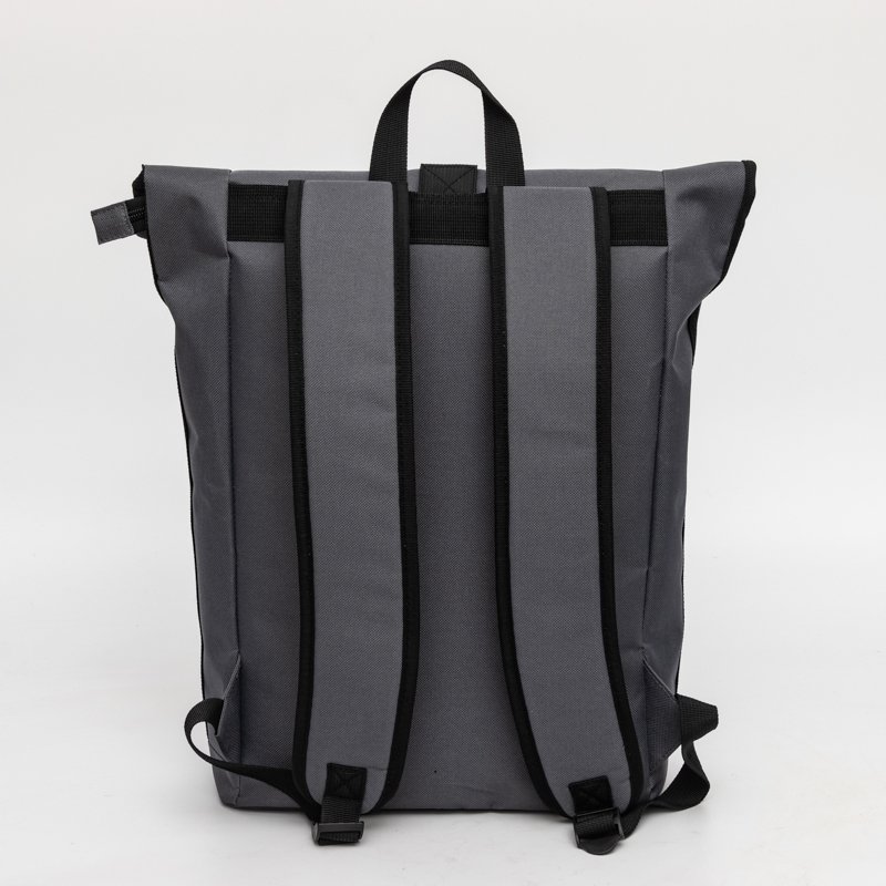 Business Mens Teenagers School Notebook laptop backpack Bag Mochila Roll Top Zipper Closure Eco RPET Designer Travel backpack