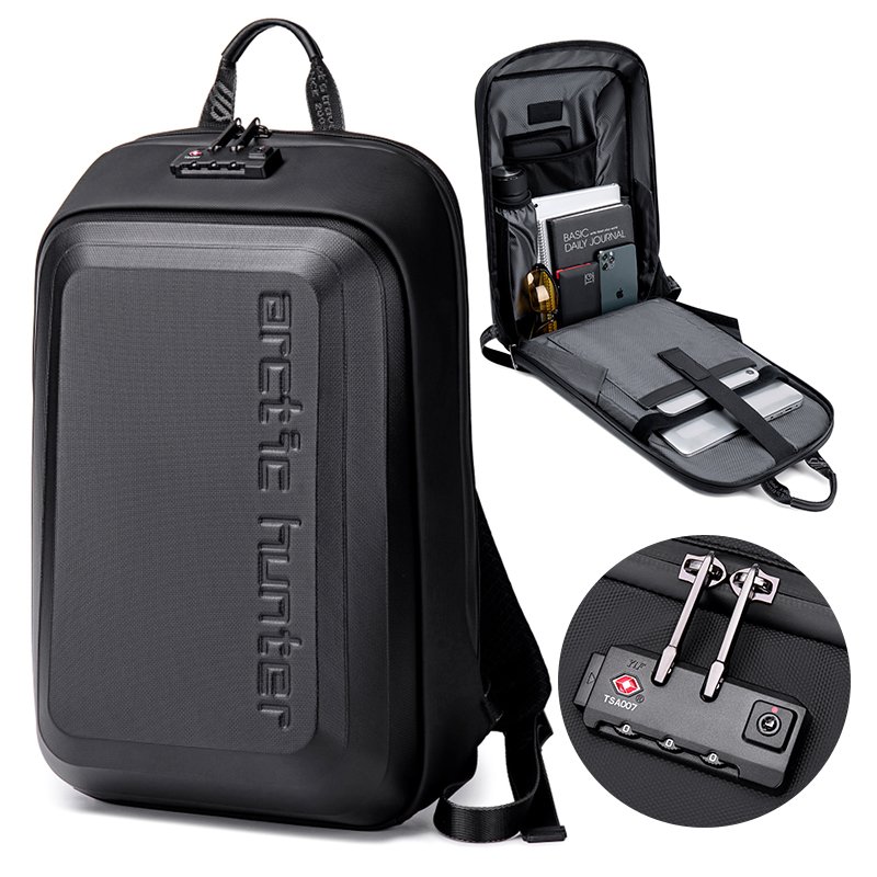 Arctic Hunter New Fashion Men 17 inch Laptop Backpack USB Charging Durable School Smart Waterproof Backpack Anti Theft