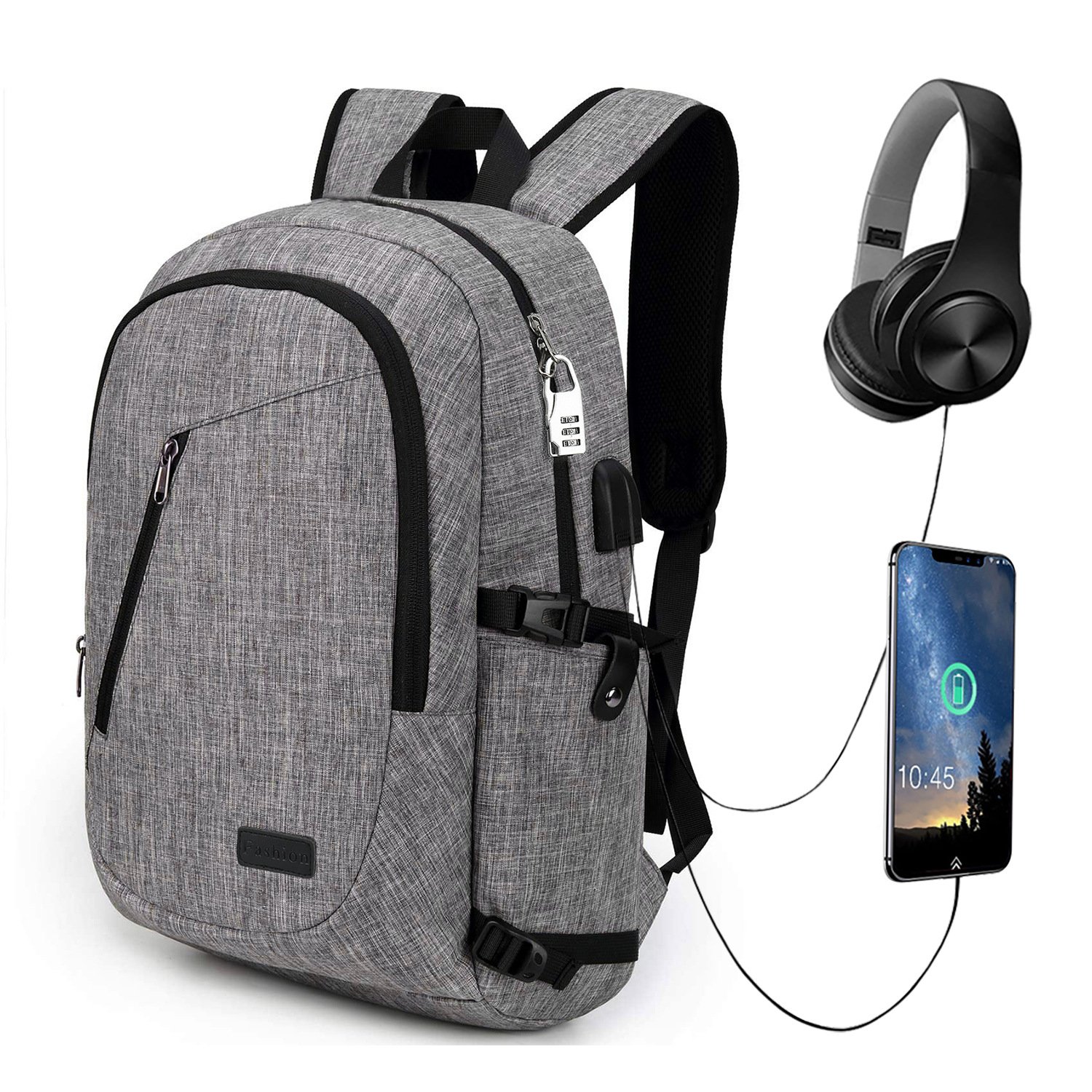 Factory Wholesale Business Anti-Theft Computer Backpack Usb Oxford Cloth Backpack Men's School Bag Laptop Backpack