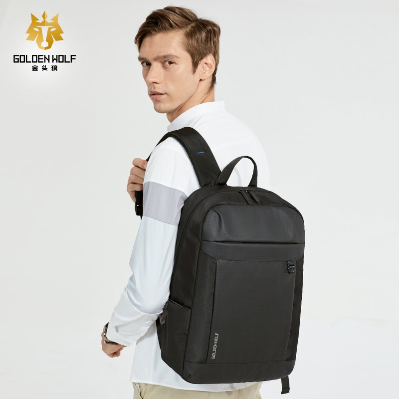 Golden Wolf Custom Large capacity Waterproof travel backpack laptop backpacks other backpacks Low price wholesale mochilas
