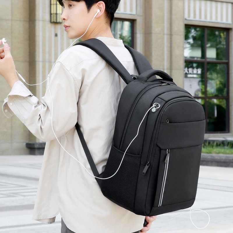 Customer logo business laptop backpack high quality waterproof anti theft travel duffle with USB school backpack