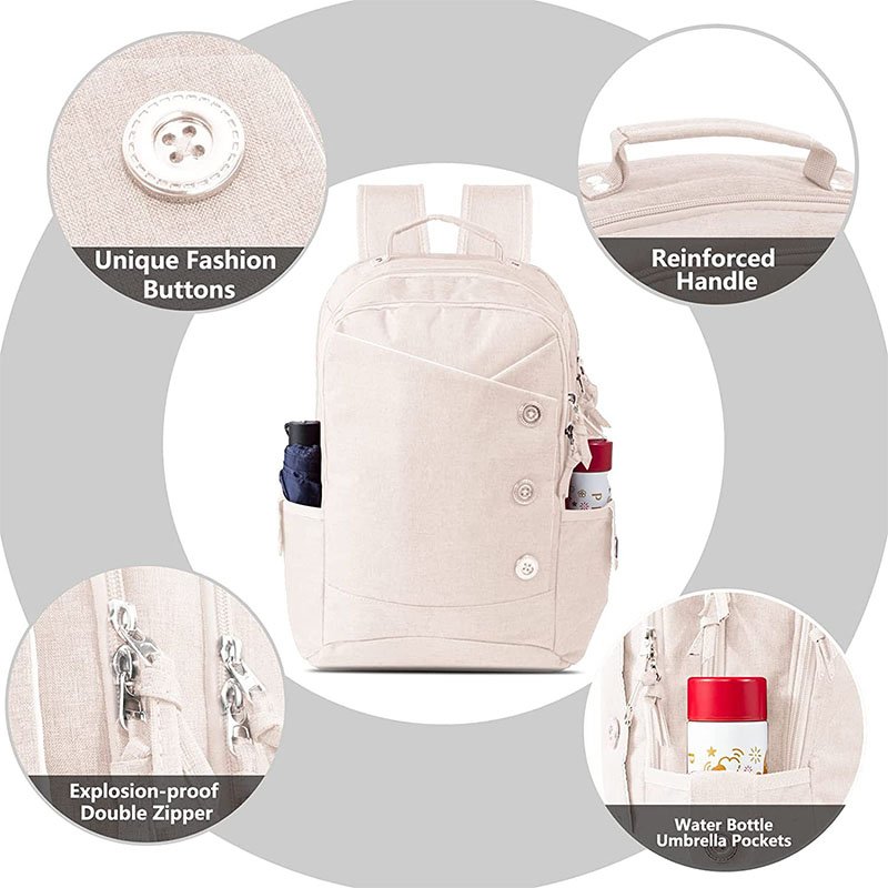 Customize Travel Laptop Backpack Airline Approved Business Work Bag Fit 17 Inch Laptops Waterproof Casual Computer Bag
