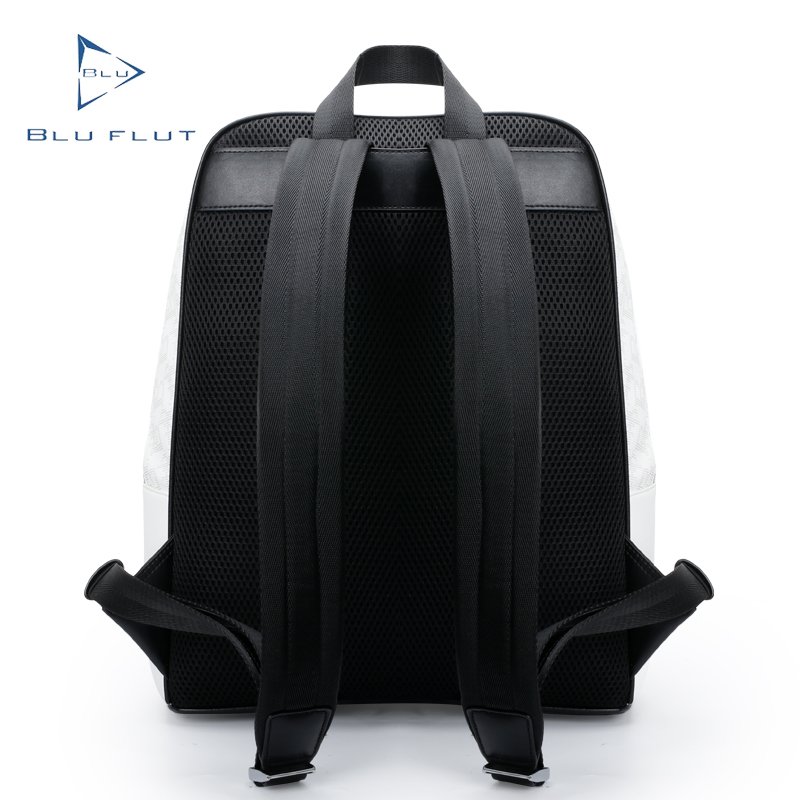 New arrival Blu Flut leather men backpack travel bag custom laptop backpack school bag
