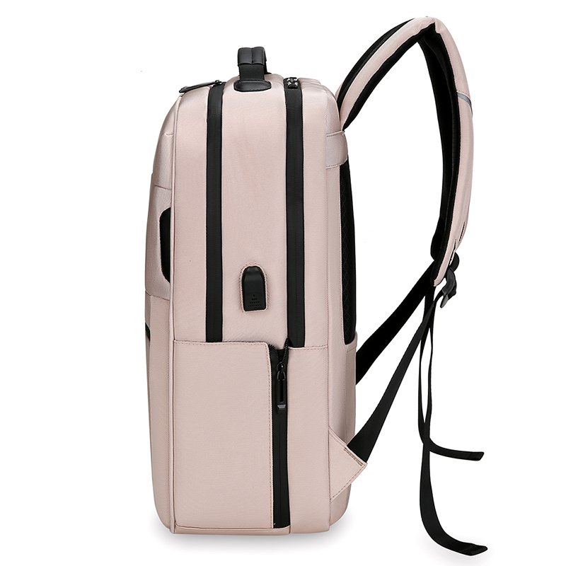 Customized large capacity men's business travel laptop backpack wholesale waterproof unisex student computer bags with USB