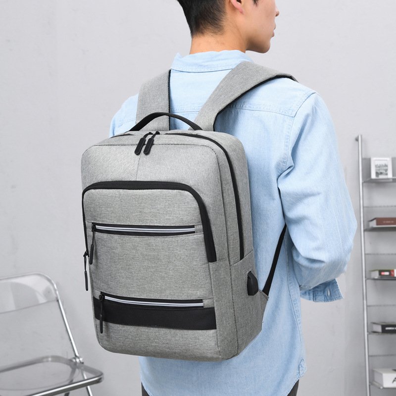Gelory Customized Wholesale Men Casual Computer Waterproof School Rucksack Bag Comfortable Business Laptop Backpack