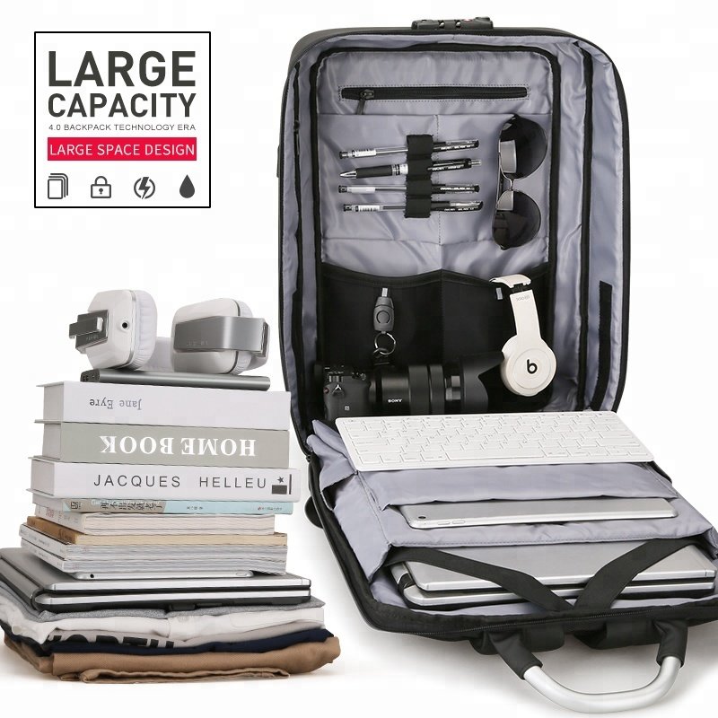 Mark Ryden Anti-Theft Water-Resistant Laptop Dual Backpack & Messenger Bag With USB Charging Port MR6832