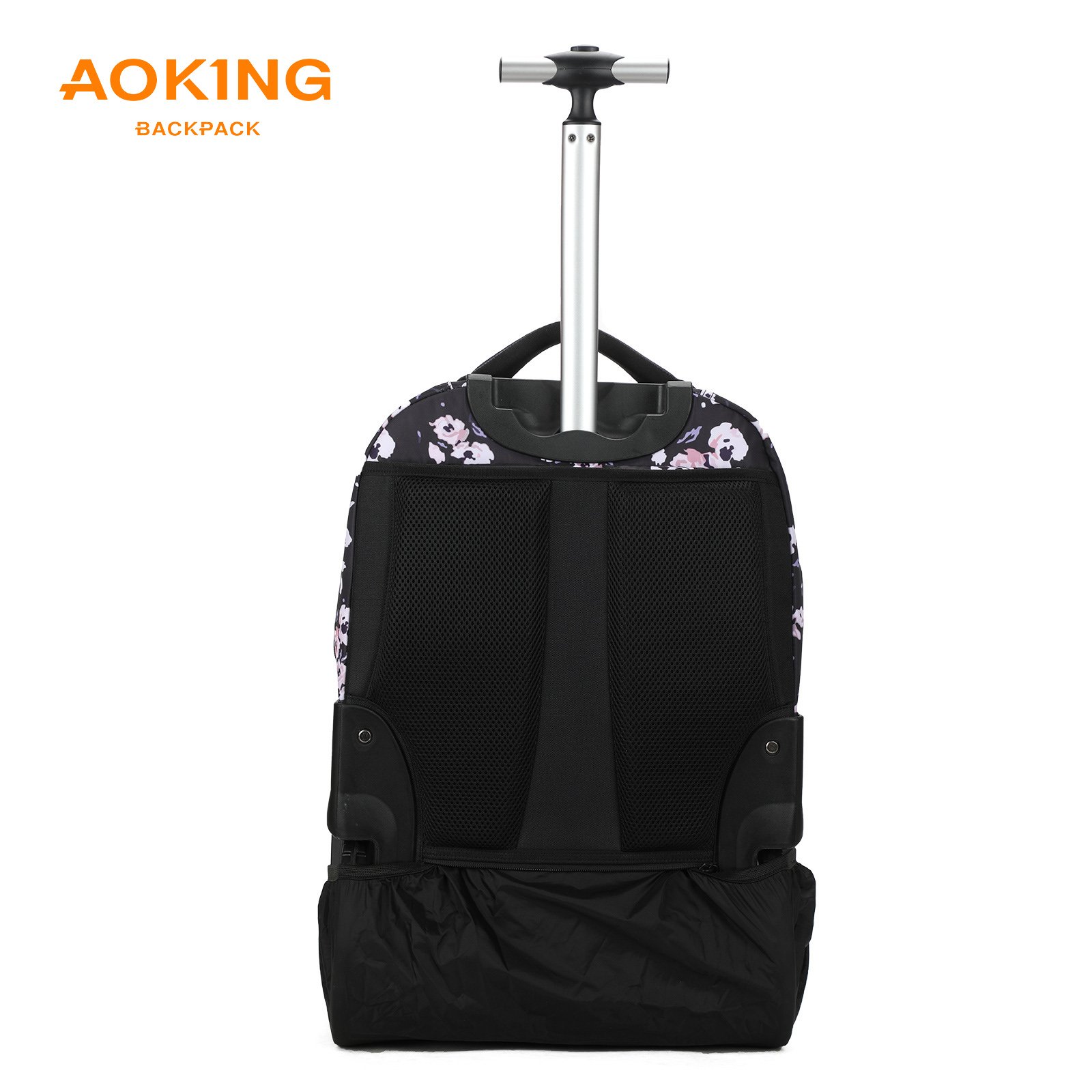 Aoking High-quality mochilas escolares con ruedas Private Customized Business Laptop Travel Trolley Backpack with Wheel