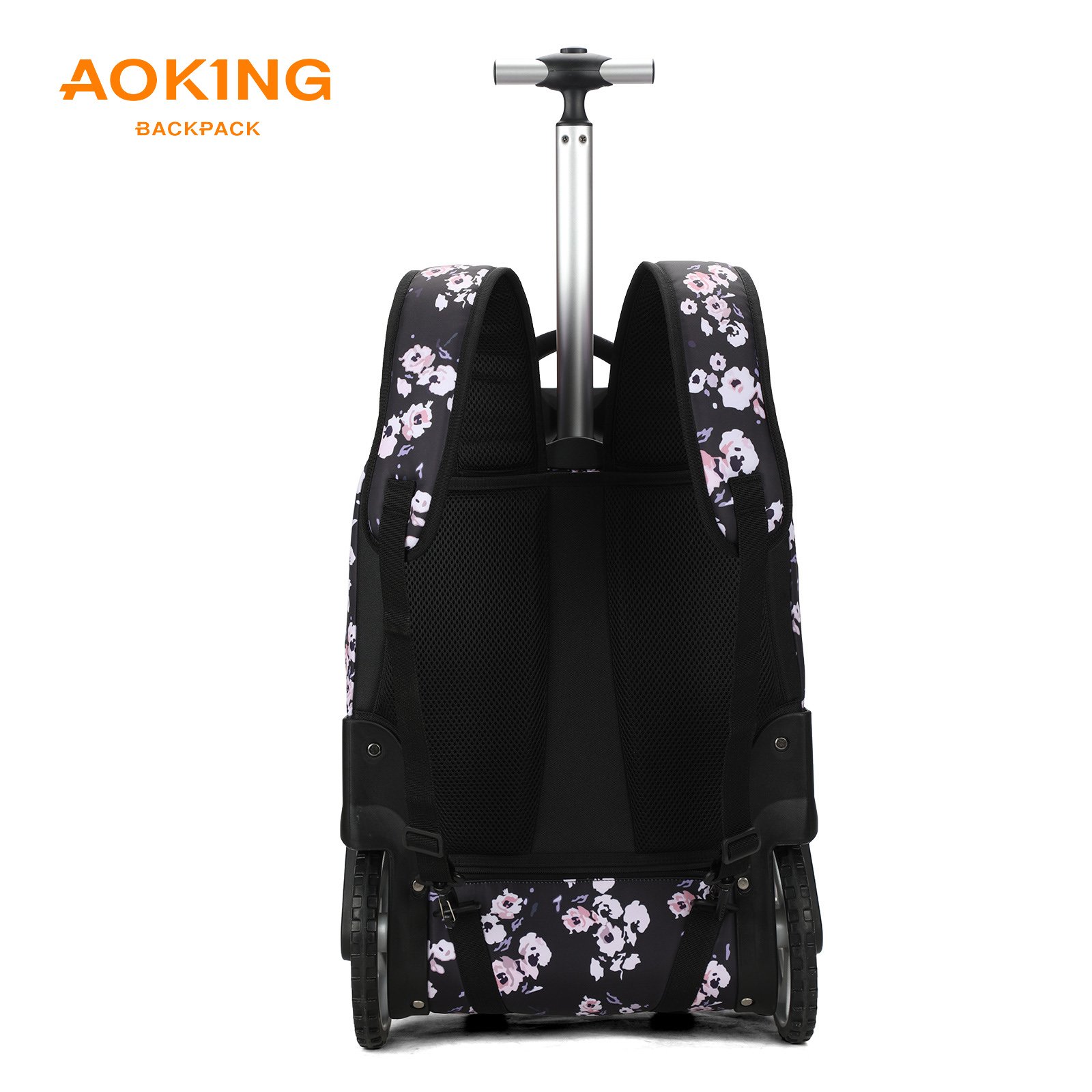 Aoking High-quality mochilas escolares con ruedas Private Customized Business Laptop Travel Trolley Backpack with Wheel