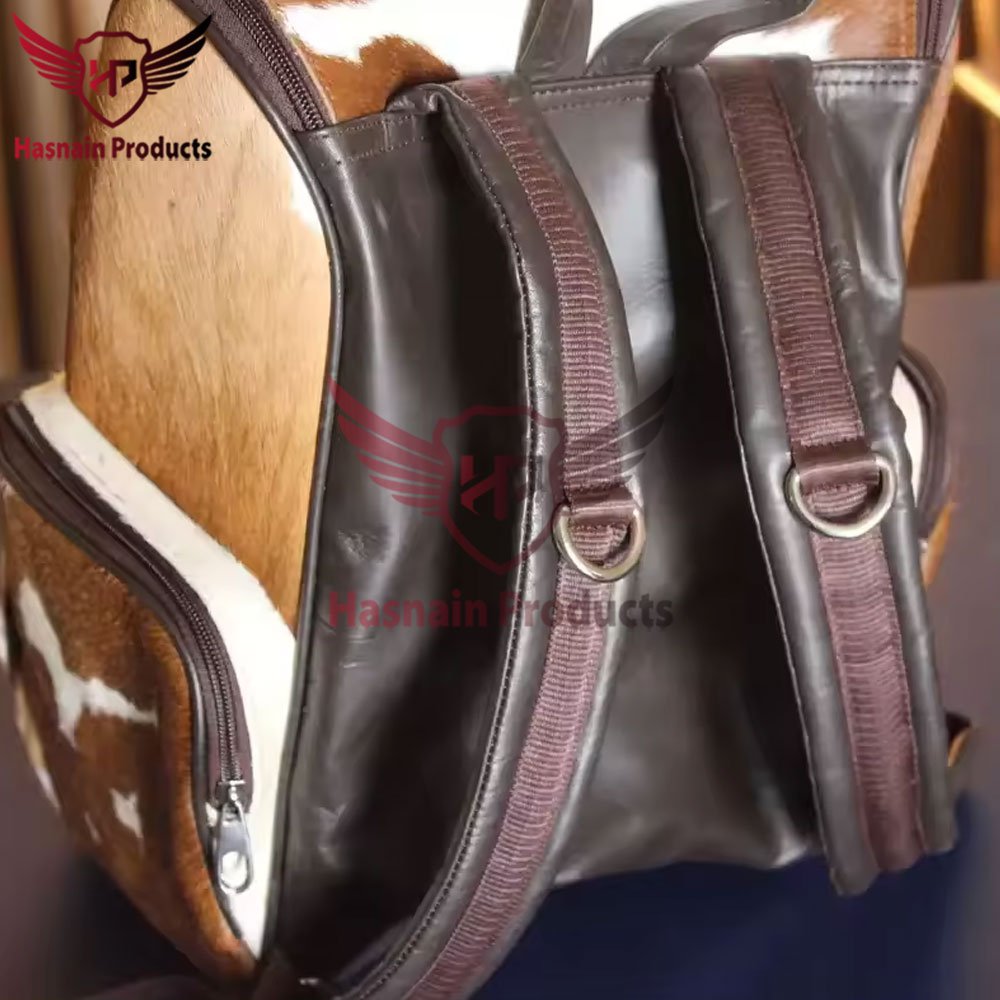 Best Selling Men's Stylish Waterproof Backpack with Laptop Compartment Premium Fur Accent Soft and Smart for School Use