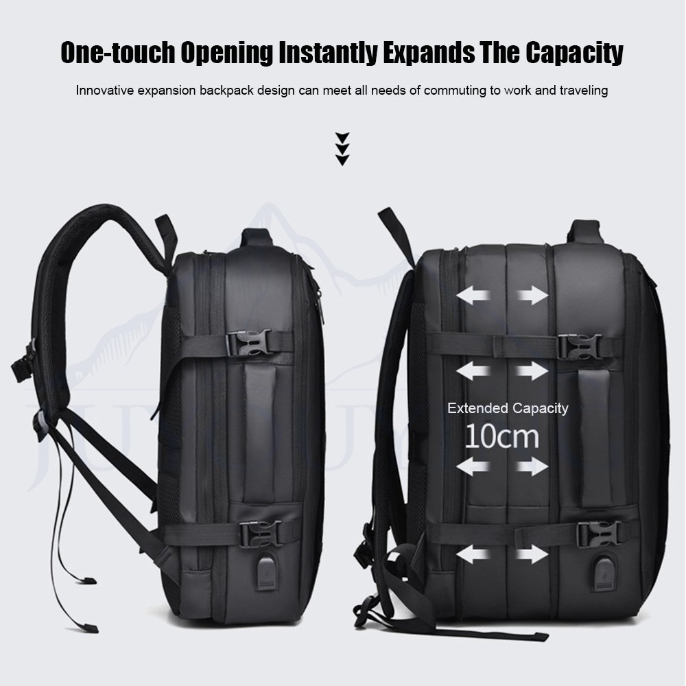 Customizable Backpack Manufacturer New Style Oxford Leather Laptop Backpacks Unisex Office Computer Bag Scalable Laptop Backpack