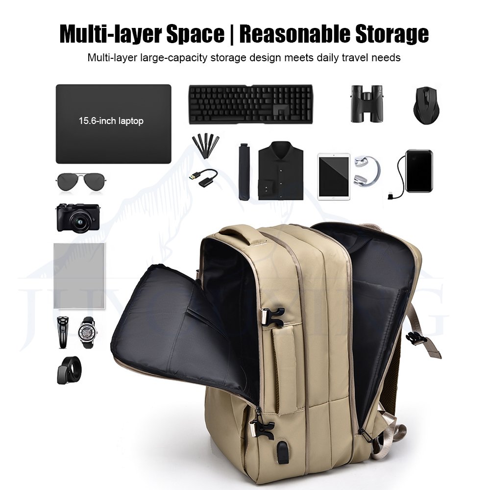 Customizable Backpack Manufacturer New Style Oxford Leather Laptop Backpacks Unisex Office Computer Bag Scalable Laptop Backpack