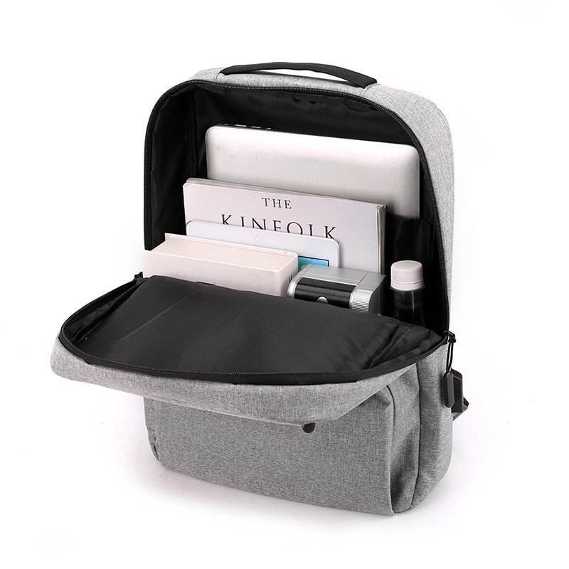 Factory Wholesale New Men's Casual Computer Bag USB Business Gift Student Laptop Backpack