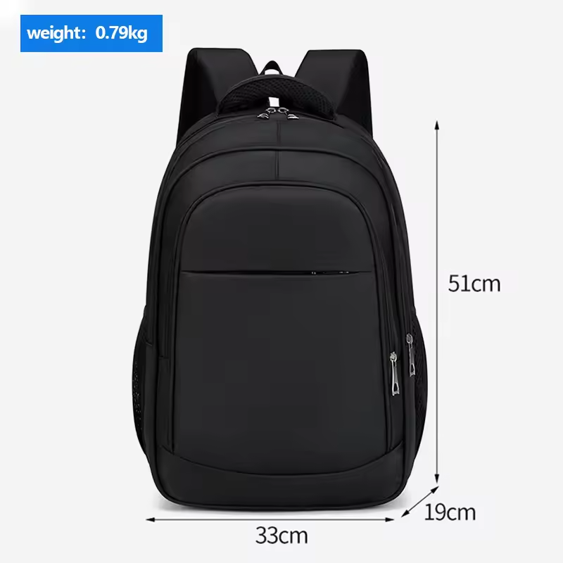 Hot selling outdoor shoulder stylish black durable zipper waterproof travel back pack student school laptop bags backpacks