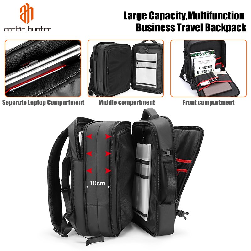 Multifunction Smart Backpack For Travelling Bagpack Mens Business Back Packs Laptop Travel Backpack Bag With USB Charging Port