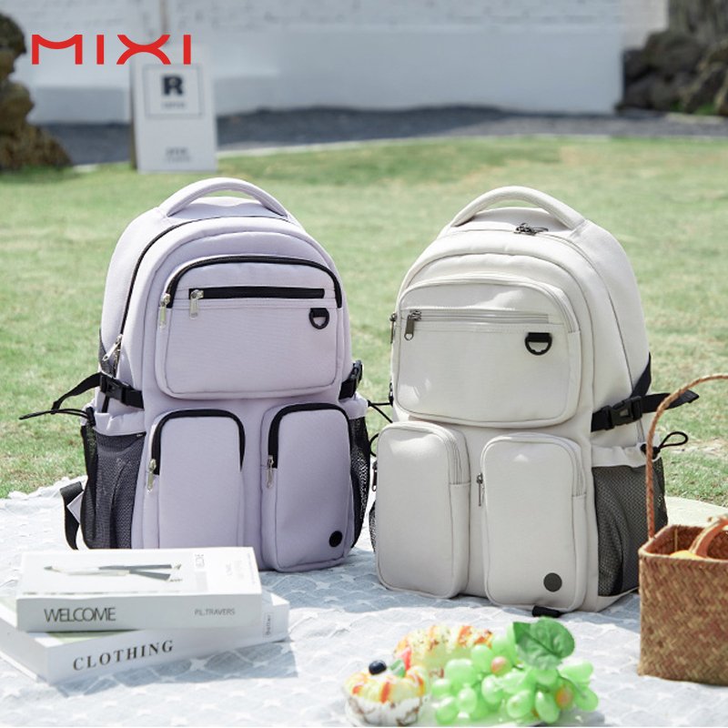 Mixi New Arrival Backpack Anti Theft Smart Laptop Bag Large Capacity Multi-functional Soft Fashion Waterproof Backpacks