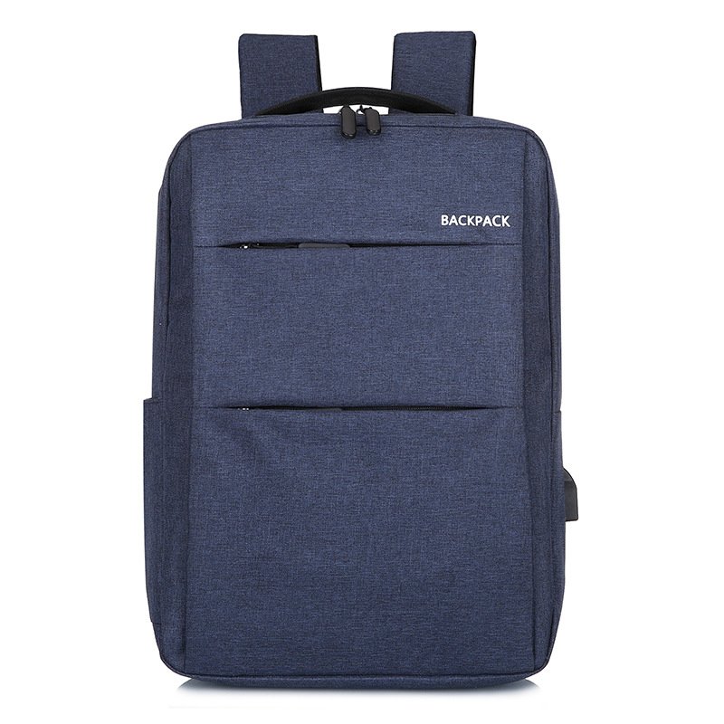 Custom Logo Laptop Computer Bag Backpacks Large Capacity Men'S Laptop Backpack With USB Charger Port