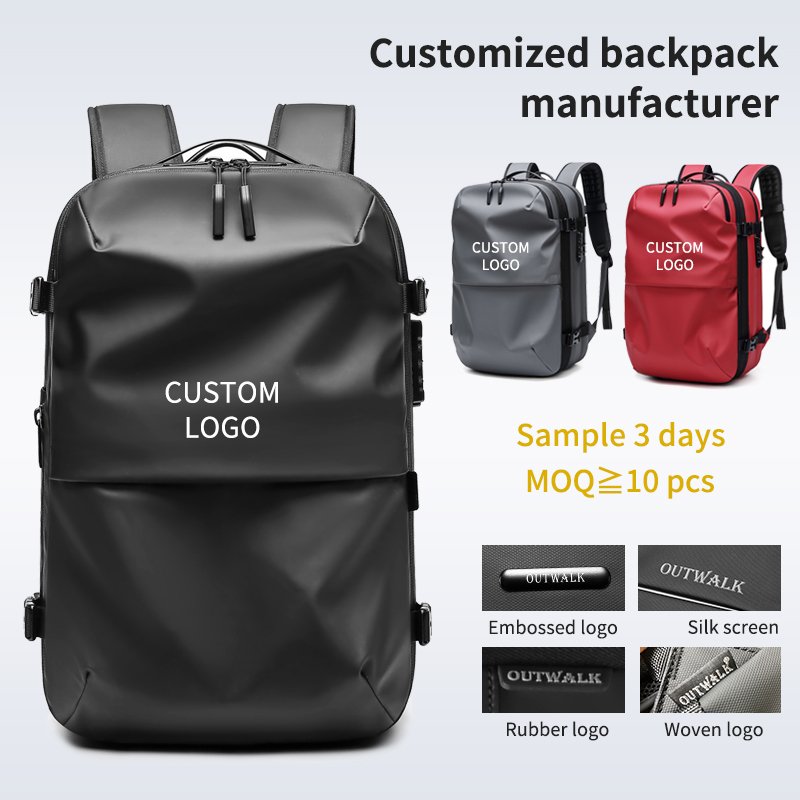 Sac a Dos with Anti-theft and Wet & Dry Zone Laptop Bags Office for Men Waterproof Bag Polyester Waterproof Backpack Unisex 7705