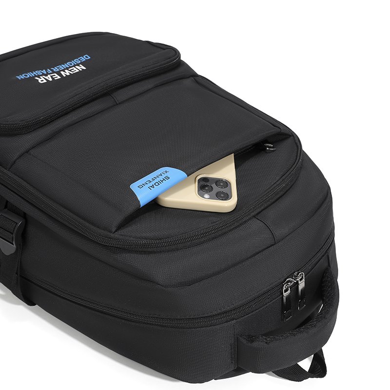 Manufacturer custom logo large capacity outdoor nylon backpack waterproof travel laptop backpacks with logo