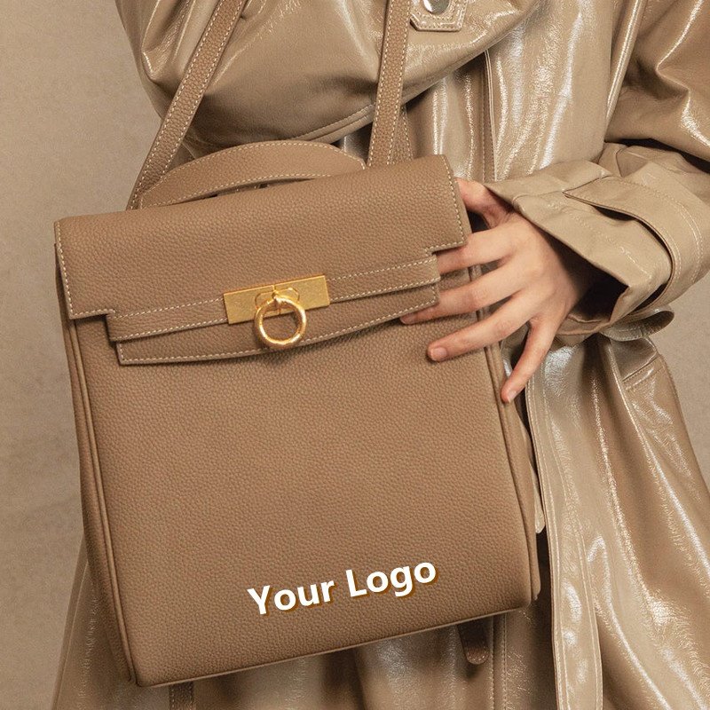 Oem Odm Luxury Ladies Laptop Backpacks Casual Backpack For Women Travel Business Custom Logo Pu Leather Fashion Womens Backpacks