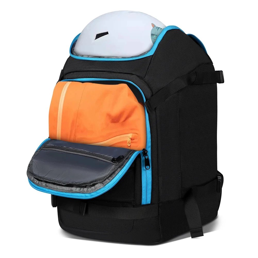 Outdoor Backpack Ski Boot Bag 50L Travel Backpack Large Capacity Waterproof Bag For Ski, Outdoor, Climbing, Hiking
