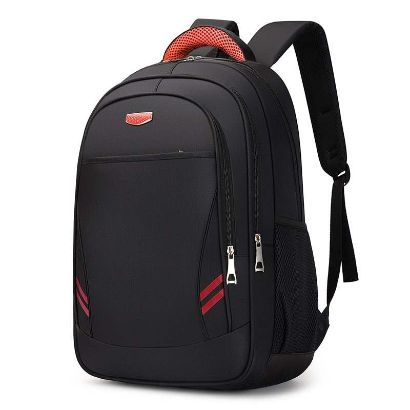 Large Capacity Waterproof Oxford Laptop Backpack Zipper Closure Custom Logo Casual Travel Daily Use Carrying Strap System School