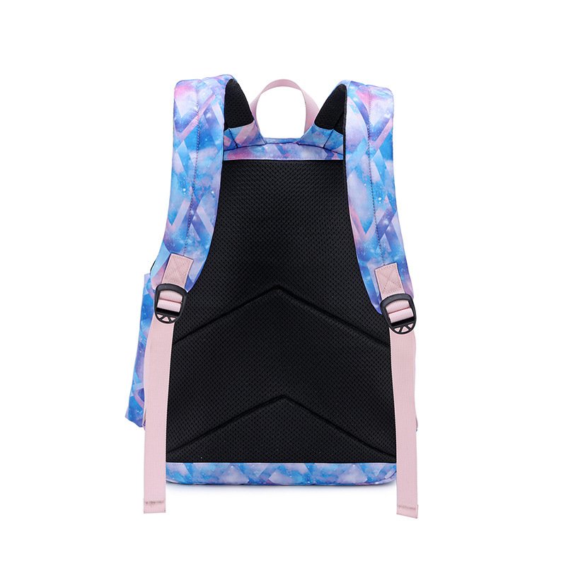 Fashion School Bag Lunch Bag Pencil Case Sets Custom Logo School Bag Backpack Waterproof Travel Laptop Backpack with USB
