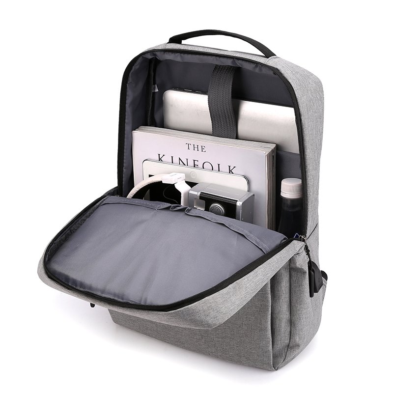 Factory custom large capacity business laptop backpack with USB nylon waterproof wear-resistant luxury travel backpack rucksack