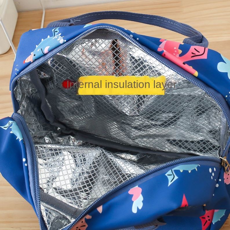 Wholesale Eco-friendly Student Backpack 3-1 Schoolbag with Lunch Cooler and Cash Bag Canvas Material Zipper Closure