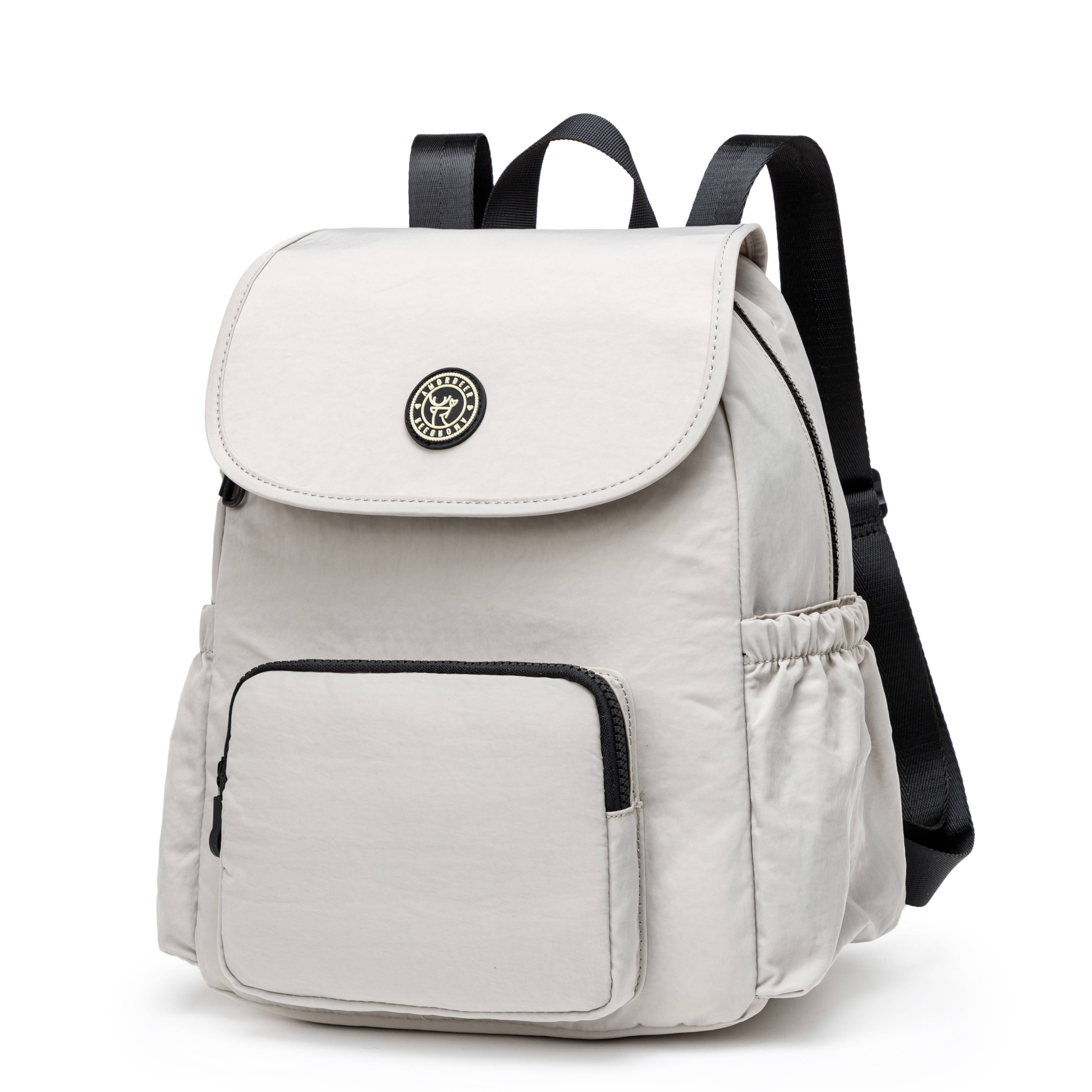 Mini Backpack casual style in solid color and graphic patterned nylon water proof