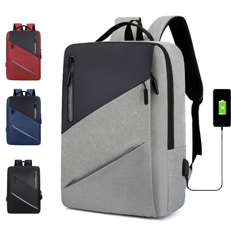2024 New Custom Business Slim Waterproof School Laptop Bags Pack Supplier Usb Charging Travel Mochilas Women Men Travel Backpack