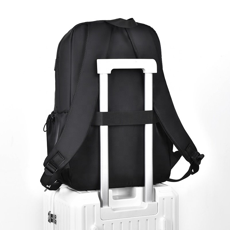 Custom logo cheap school student bags waterproof PU mens travel antitheft smart business 15.6 inches laptop backpack bag