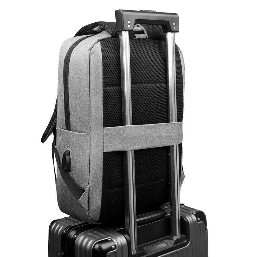 Custom waterproof travel office school Laptop Bag With USB Charging Business Laptop Backpack unisex