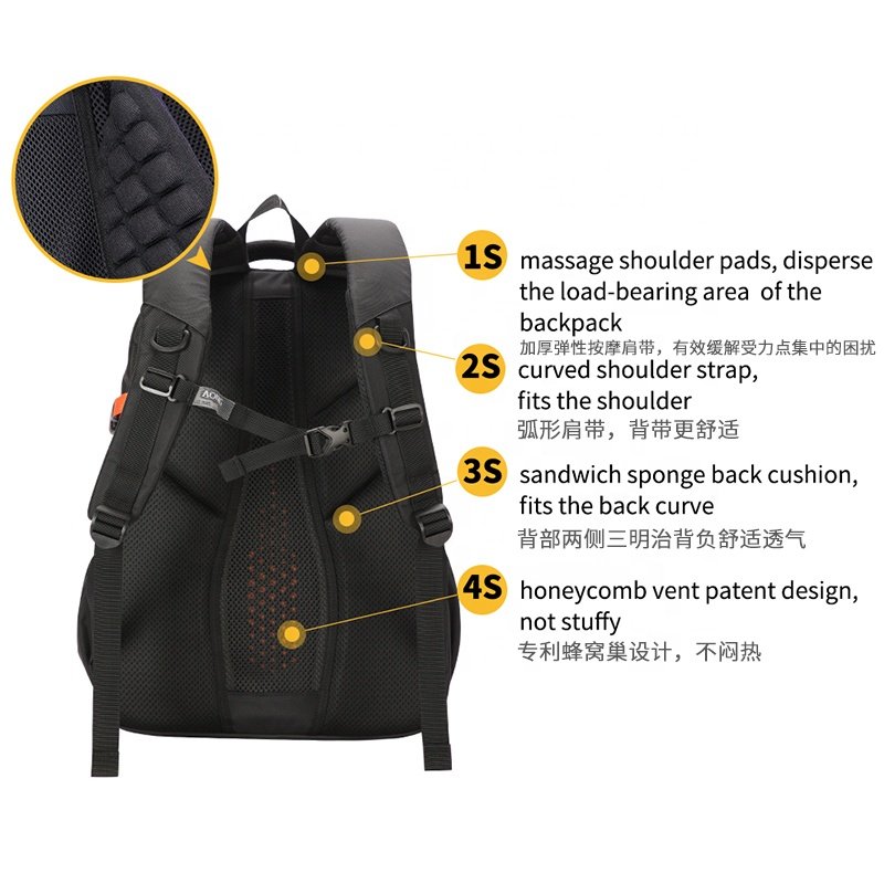 Wholesale Custom Multifunctional Business Laptop Backpack with USB Charging Anti Theft Waterproof Travel Bag