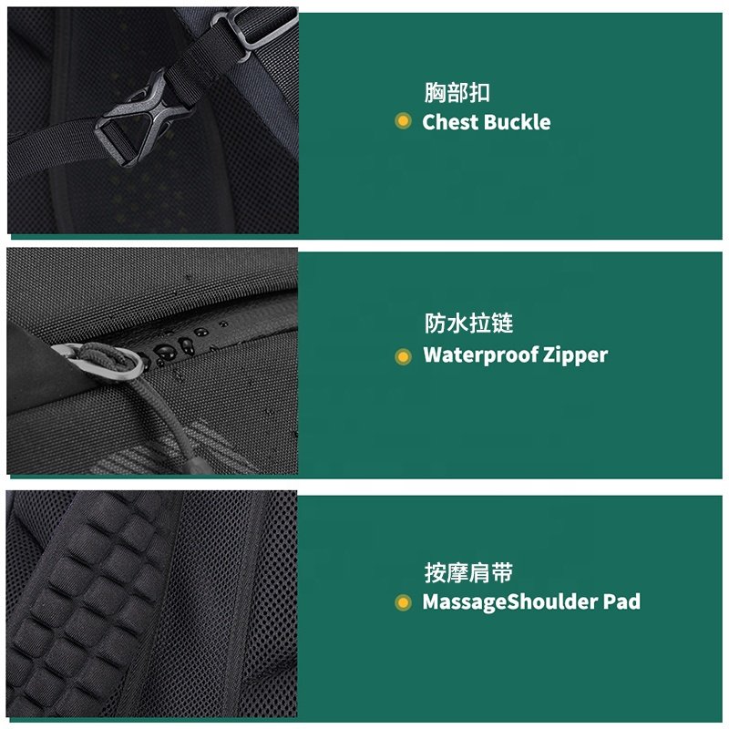Wholesale Custom Multifunctional Business Laptop Backpack with USB Charging Anti Theft Waterproof Travel Bag