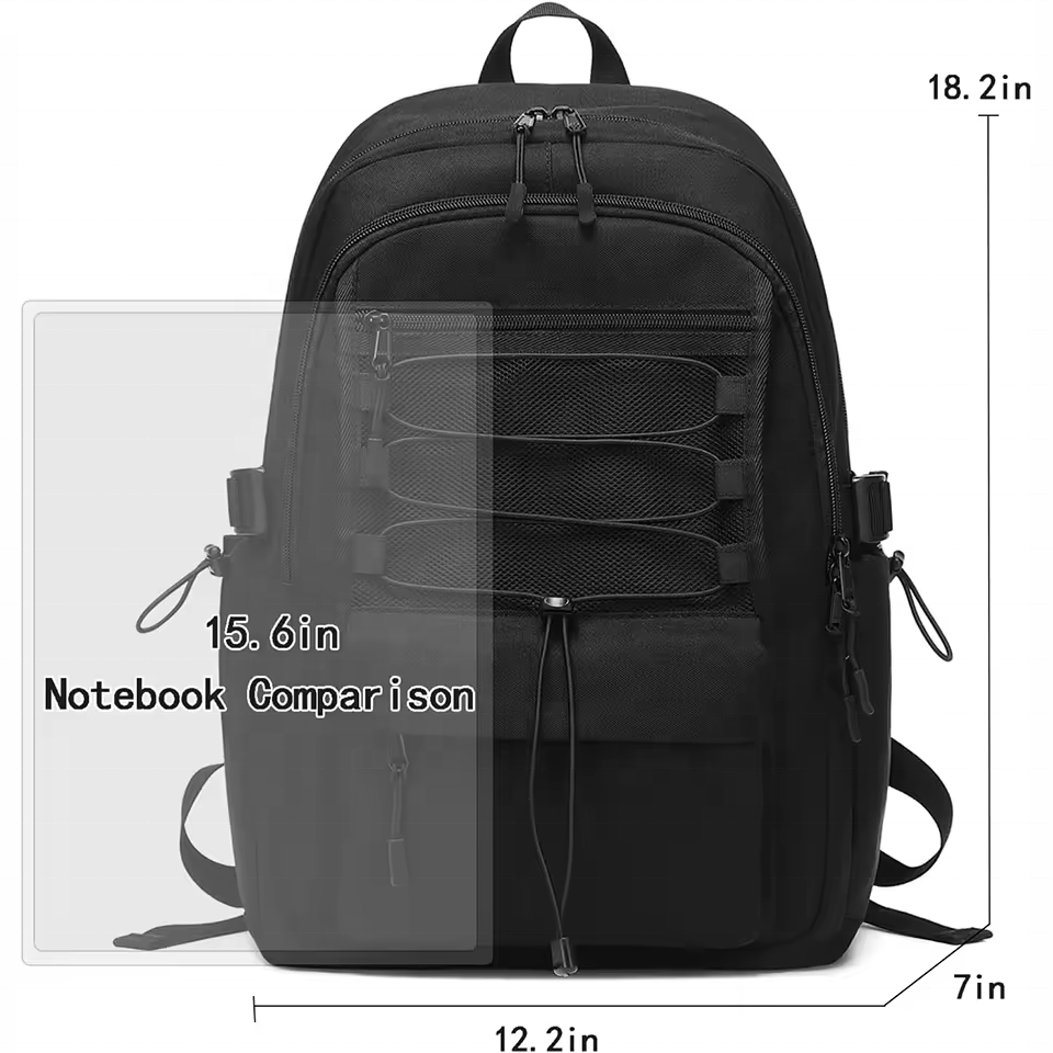 Oxford Waterproof Backpack Notebook Bags with USB Charging Port Large Capacity Casual Sports Schoolbag Business Laptop Backpack