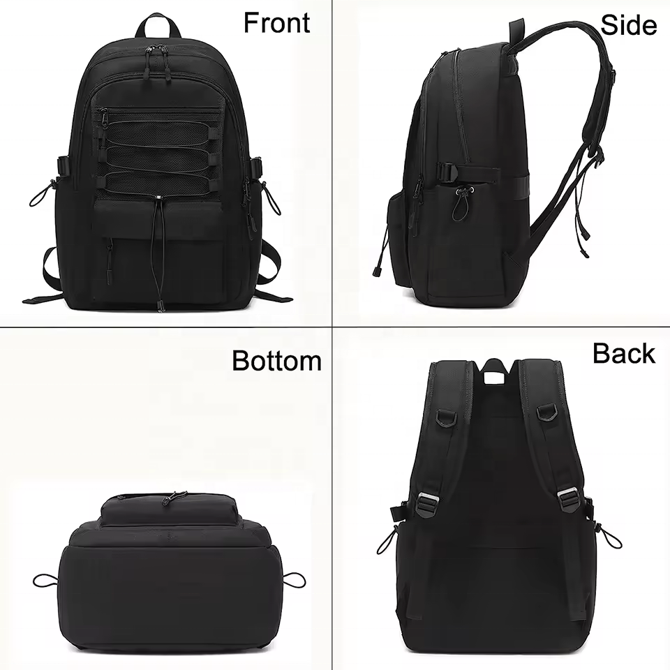 Oxford Waterproof Backpack Notebook Bags with USB Charging Port Large Capacity Casual Sports Schoolbag Business Laptop Backpack