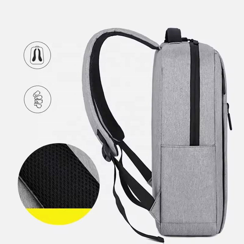 Custom Print Logo 15.6 inch Promotion Gift Travel College Student Oxford Waterproof Fabric Zipper Schoolbag Laptop Backpacks
