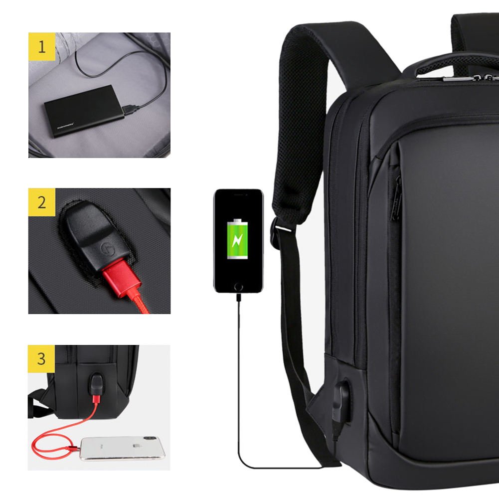 Custom Logo Wholesale 15.6 inch Nylon USB China Cheap Waterproof Computer Lap Top Laptop Backpack Bag For Women Men