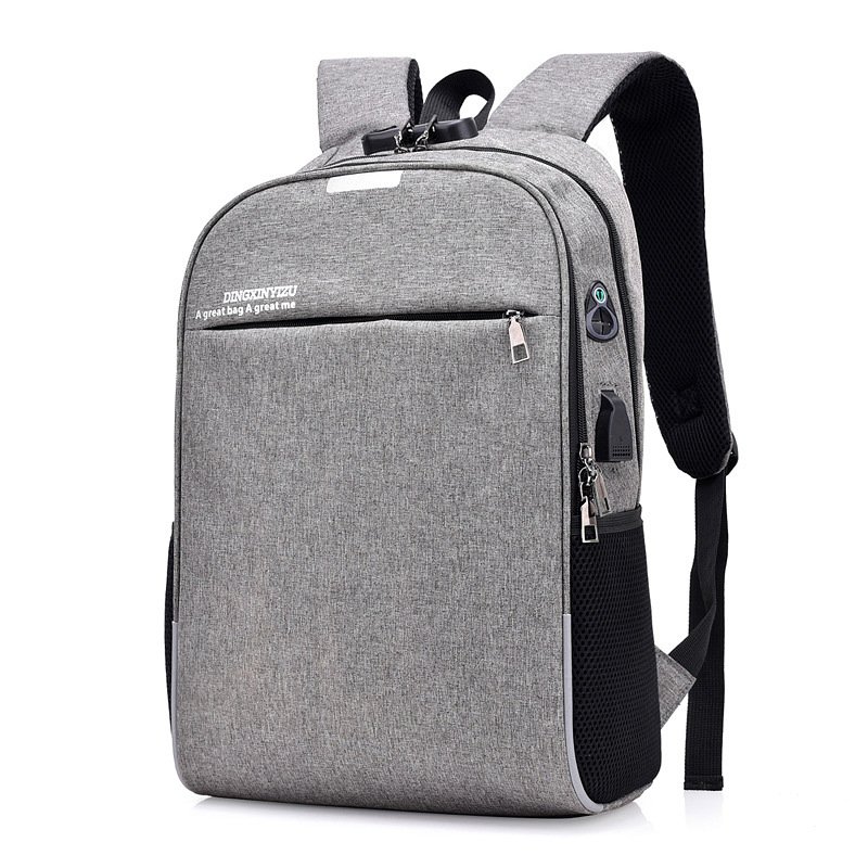 Unisex Large Capacity Nylon Laptop Backpack Waterproof Multifunctional USB TRAVEL BAG Fashionable Computer Backpack Students