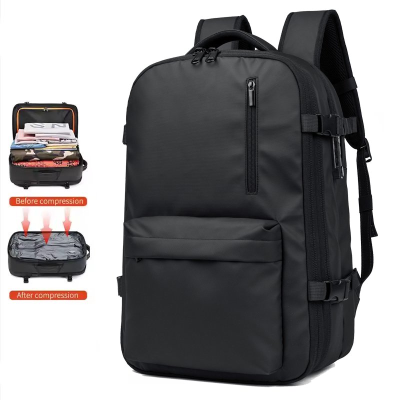 In Stock Waterproof Anti-Theft Custom Airback Backpack, Multifunctional Air Travel Vacuum Compression Backpack With TSA Lock
