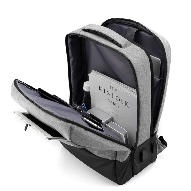 Large Capacity 17-Inch Laptop Backpack with USB Charging Port Multi-Compartment Padded Notebook Bag for Business Shoulder Bag