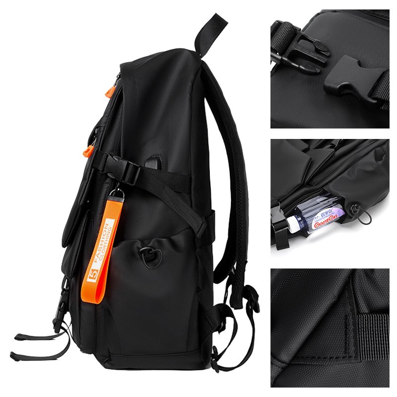 2023 top quality waterproof USB charging bagpack oxford leisure backpack business rucksack for man school backpack knapsack
