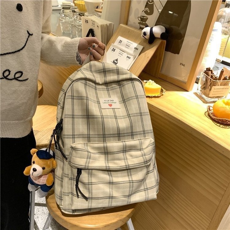 Multi Function Double Zipper Women Backpack Teenager Girls