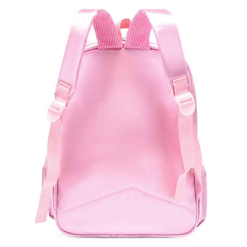 Fashion Trendy Pink Backpack Dance Bag Children's Latin Ballet Double Shoulder Gauze Dance Bag Teenage Girls Bow Decoration
