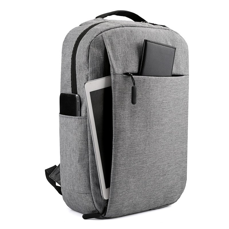 Custom Logo Fashion Travel Student Schoolbag Men's Large Capacity Business Backpack With USB Computer Laptop Backpacks